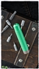 Heretic Knives Tool Kit - Green Stainless with Deep Engraved Bronzed Cap, 8 Bits Included