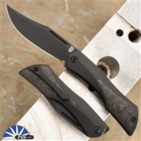 Isham Bladeworks Blackstar Slip Joint Knife Black