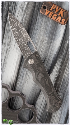 John Gray Tracker Dan Bloodshark Marbled Carbon Fiber Top Nitro-V Blade V2