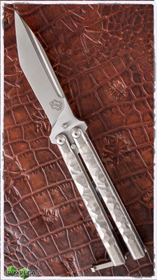 John Gray Balisong Advanced Tanto Textured Handle