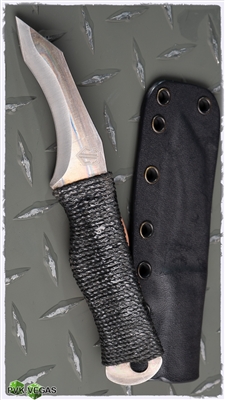 John Gray Custom Ti Recurve Tanto Cord Wrapped