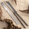 John Gray NPE Sheepsfoot Bali Ti Blade, Ti Handles