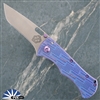 John Gray Rostrum, Tanto, Circuit Pattern Ti, Purple & Blue Bark Finish