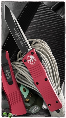 Microtech Combat Troodon T/E 144-1RD Black Blade Red Handle
