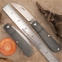 Jack Wolf Knives Laid Back Jack Slip-Joint Titanium Smooth