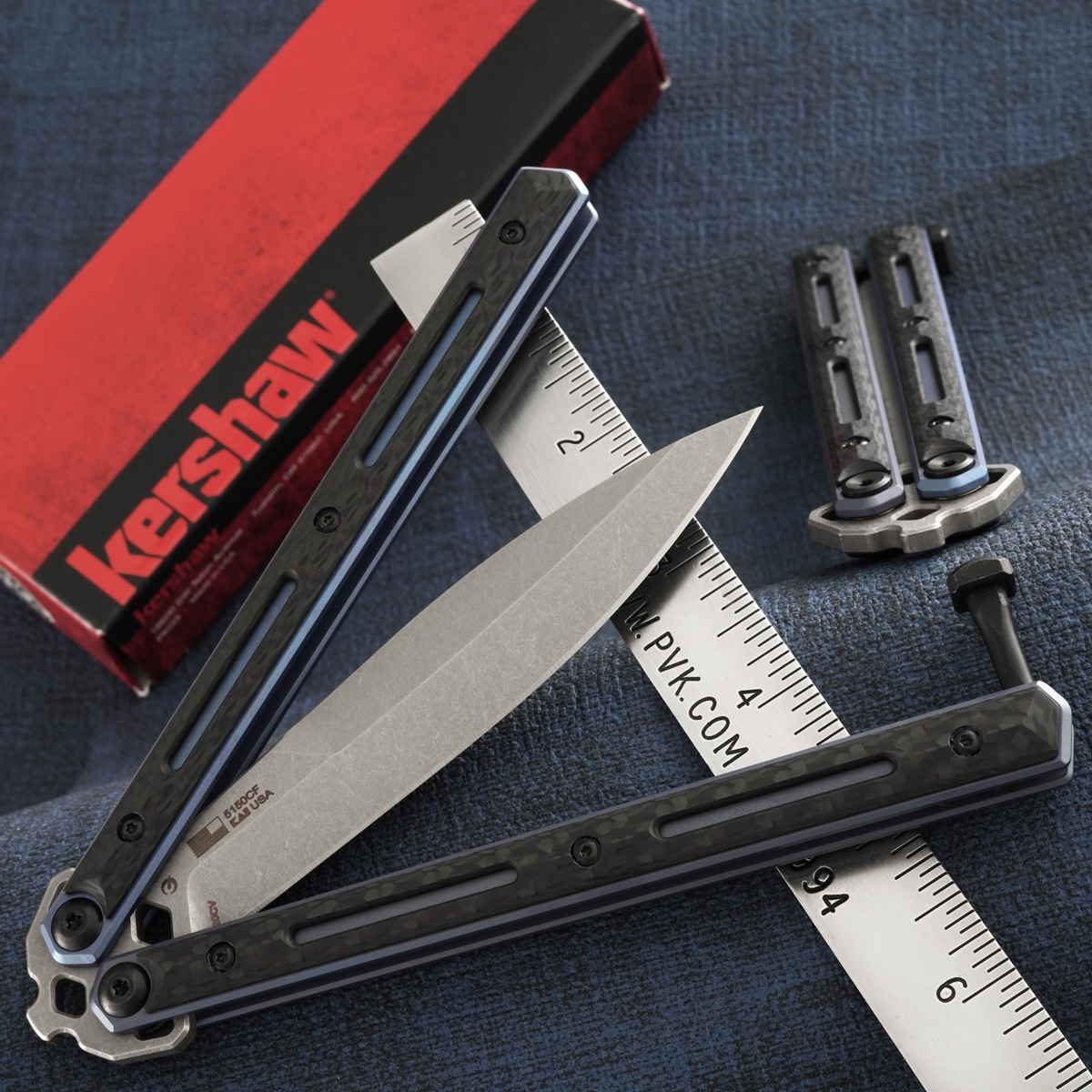 Kershaw 5150CF Lucha Balisong/Butterfly Knife - Knives for Sale