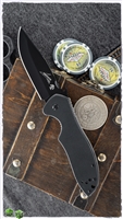 Kershaw Emerson CQC-6K Frame Lock, Black G-10, 3.25" Black Coated Blade