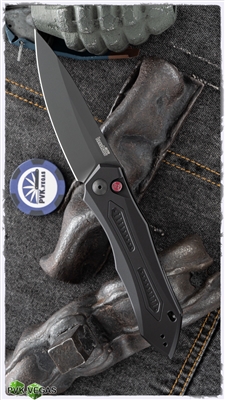 Kershaw Launch 6 Automatic Knife, Black Aluminum,  Black CPM154