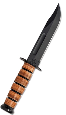 KA-BAR 5020 Full-size US ARMY Fighting Knife 7" Fixed Plain Edge, Kydex Sheath