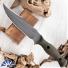 Kramer Custom Knives Partisan Field Knife 3V Blade , Green Micarta Handles