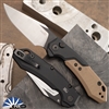 Kershaw Launch 19 7851 CPM-154 Two-Tone Clip Point Blade, Black Aluminum Handles W/ Earth Brown G10 Scales
