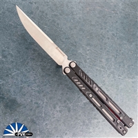 Maxace Knives Banshee V2 Balisong Drop Point Black G10