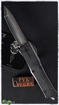 Marfione Custom Combat Troodon Tanto Star Grind DLC Satin Blade Dagger Relief Handle DLC Hardware