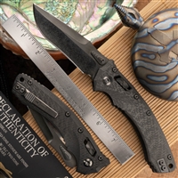 Marfione Custom Knives Amphibian DLC Two Tone Stonewash Blade Carbon Fiber Handle DLC Two Tone HW