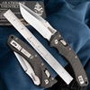 Marfione Custom Knives Prototype Amphibian Satin Blade Carbon Fiber Handle TT HW