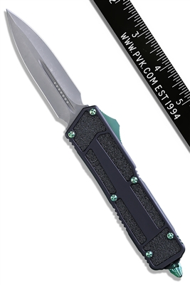 Marfione Custom Scarab D/A OTF Double Edged Apocalyptic Blade w/ Toxic Green Hardware