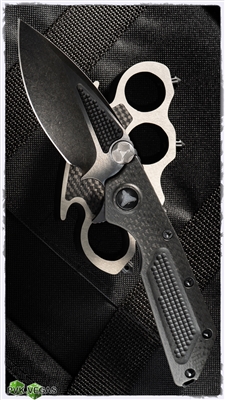 Marfione Custom DOC M/A Carbon Fiber DLC Stonewashed Blade Black HW