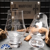 Marfione Custom Glencairn Whisky Glass Set, Allen Bolts, Non Serial