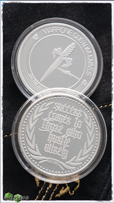 Marfione Custom Hustle Wisely Coin .999 Silver