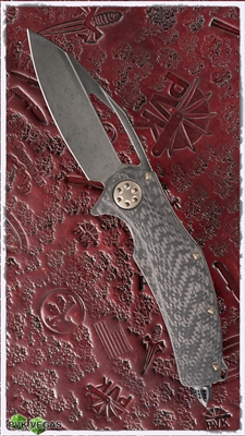 Marfione Custom Matrix Full Size Titanium / CF Handle Bronze Ti Hardware DLC Mirror Blade