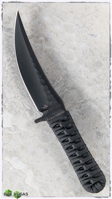 Marfione Custom Borka Mini SBK DLC Blade Black Paracord