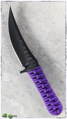 Marfione Custom Borka Mini SBK DLC Blade Purple Paracord