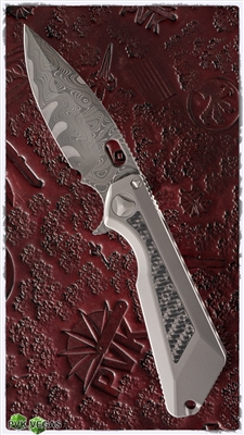 Marfione Custom Strider MSG 3.5 Armor Core Damascus Blade SN018