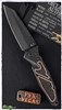 Marfione Custom SOCOM Elite Warcom DLC Hand Rubbed Satin Blade Carbon Fiber Scales w/ Copper Trimmed Lightning Strike Inlay & DLC HW