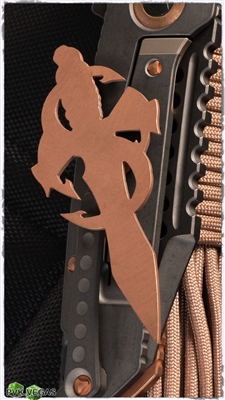 Sean Marfione Dagger Logo Solid Copper Morale Patch
