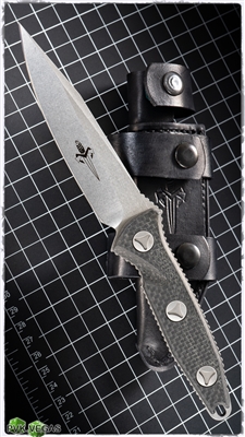 Marfione Custom Socom Alpha Single Edge Stonewash Carbon Fiber