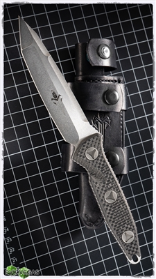 Marfione Custom Socom Alpha Tanto Stonewash Carbon Fiber