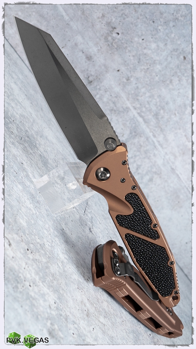 Marfione Custom SOCOM Elite Tan Warcom DLC Two-Tone Apocalyptic Stingray  Inlay DLC Two-Tone Satin Hardware