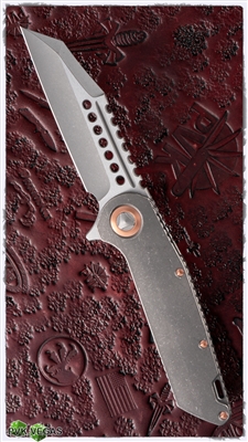 Marfione Custom Warhound Folder AP Finish w/ Copper Accents