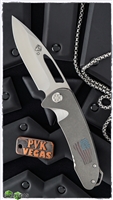 Medford On Belay, Satin D2 Blade And Titanium Handle W/American Flag