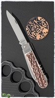 Mikov Folding Camper Stag W/ Cork Screw