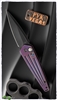 Medford Nosferatu Auto PVD Blade Violet Anodized Titanium Frame Violet & Bronze Anodized Clip & Hardware