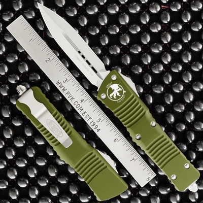 Microtech Combat Troodon D/E 142-10OD Blade OD Green Handle