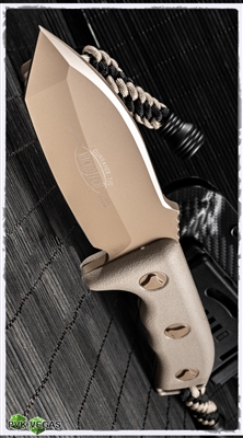 Microtech Currahee Fixed Blade 103-1TA Tan Handle Tan Blade