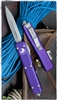 Microtech Ultratech 122-10APPU Apocalyptic Blade Purple Handle