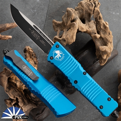 Microtech Combat Troodon S/E 143-1BL Black Blade Blue Handle