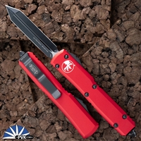 Microtech Ultratech Spartan 223-1RD Black Blade Red Handle