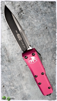 Microtech UTX-85 S/E 231-1PK Black Blade Pink Handle