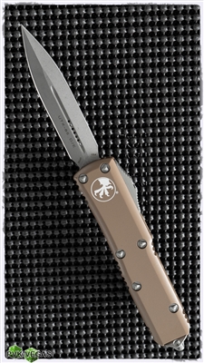 Microtech UTX-85 D/E 232-10APTA Apocalyptic Blade Tan Handle