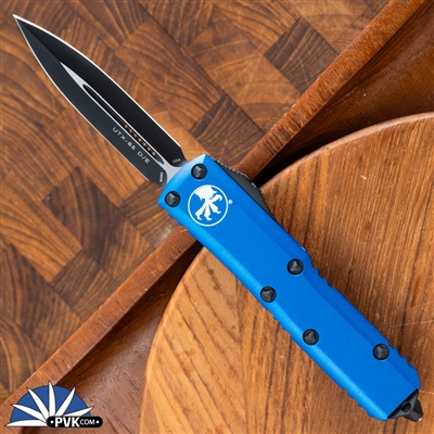 Microtech UTX-85 D/E 232-1BL Black Blade Blue Handle