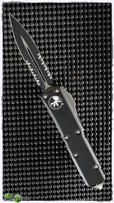 Microtech UTX-85 D/E 232-2 Black Serrated Blade