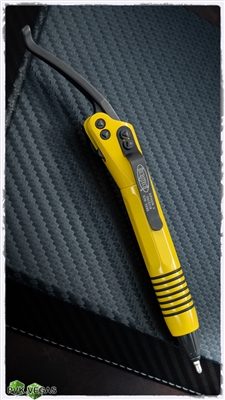 Microtech Siphon II Yellow & DLC Stainless Pen 401-SS-YW
