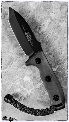 Microtech Currahee Fixed Blade T/E Black Standard D2