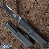 Microtech Combat Troodon Gen 3 1143-1T Single Edge Black Blade, Black Handle