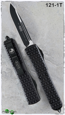 Microtech Ultratech D/A OTF Tri-Grip S/E  Black Blade Black Hardware