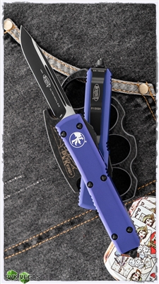 Microtech Ultratech D/A OTF S/E 121-1PU Black Blade Purple Handle